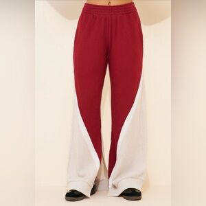 Boys Lie Private School Waffle Knit Wide Leg Sweatpants Size Large